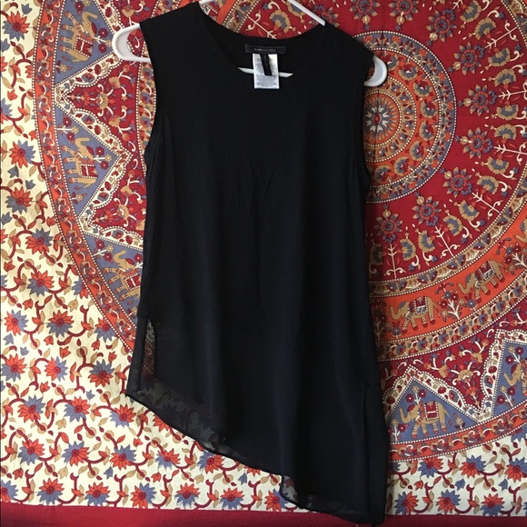 BCBGMaxAzria Tops - SALE! BCBGMaxAzria Mesh Cutout Hem Tunic Blouse